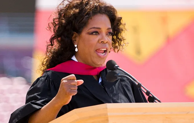 Oprah Winfrey at Stanford‘s 2008 Commencement