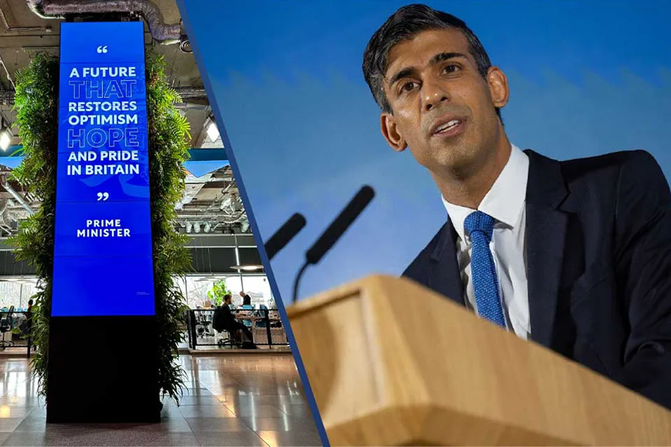 Prime Minister Rishi Sunak makes a speech setting out his priorities for 2023