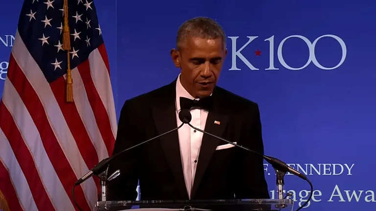 President Barack Obama on Receiving the 2017 Profile in Courage Award.