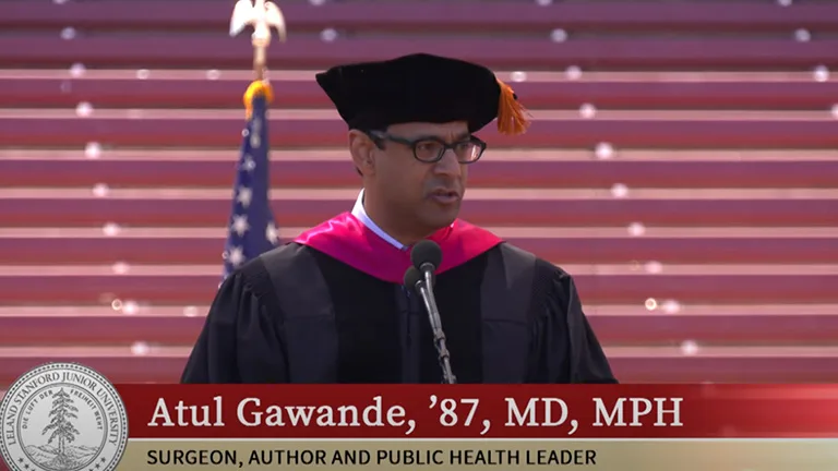 Atul Gawande at 2021 Stanford Commencement address