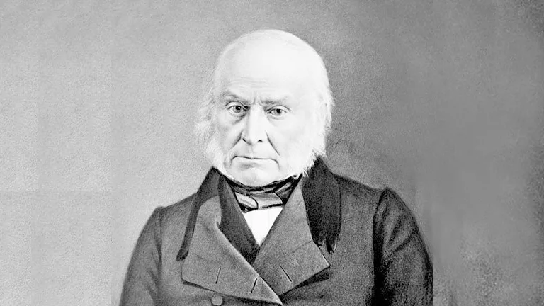 Engraved BEP portrait of U.S. President John Quincy Adams