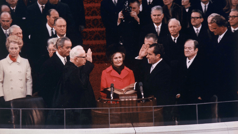 First presidential inauguration of Richard Nixon