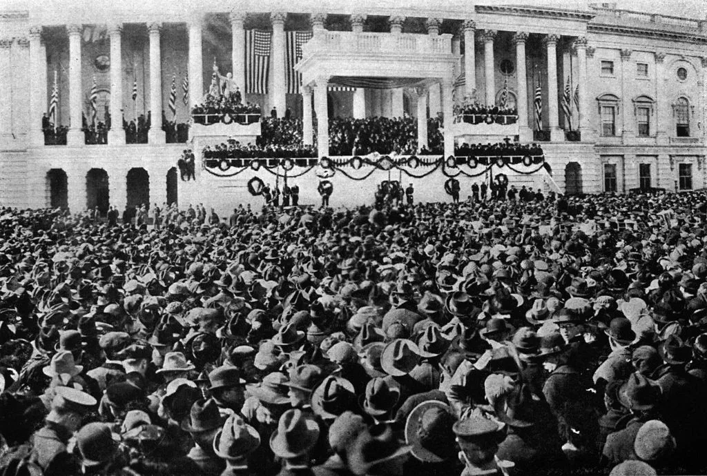 Inauguration of President Warren G. Harding, March 4, 1921.