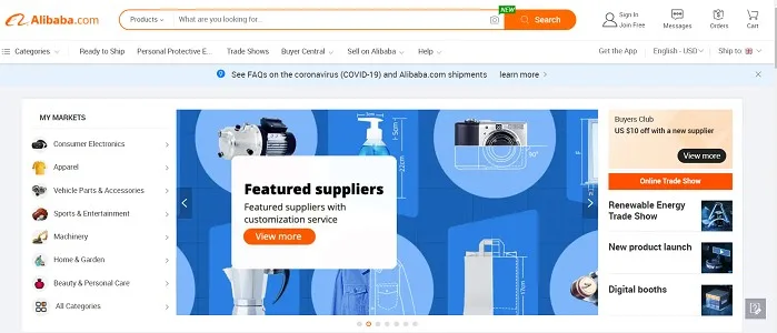 Alibaba.com makes online shopping easy for everyone.