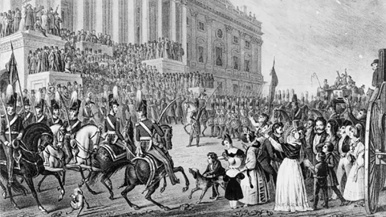 Presidential inauguration of William Henry Harrison