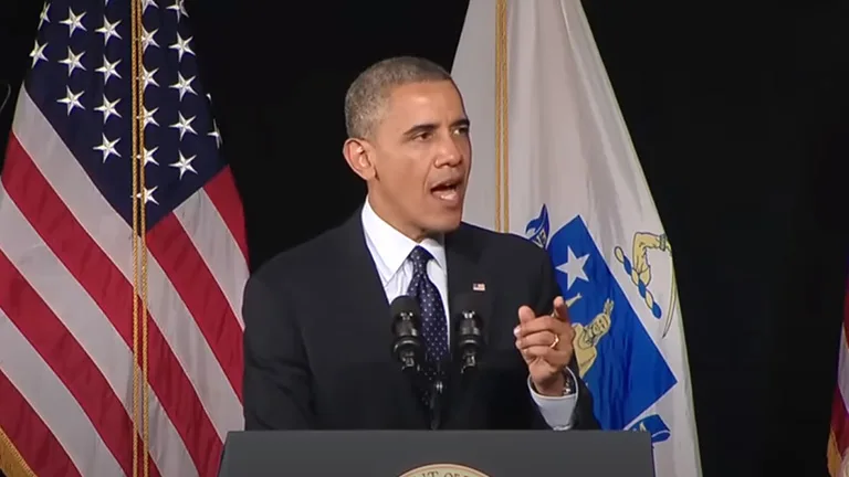 Obama Speaks at Worcester Technical High School
