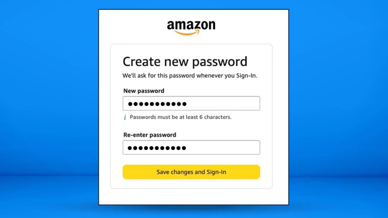 How to reset your Prime login-step5